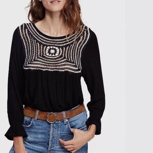 Free People Soul Crochet Top